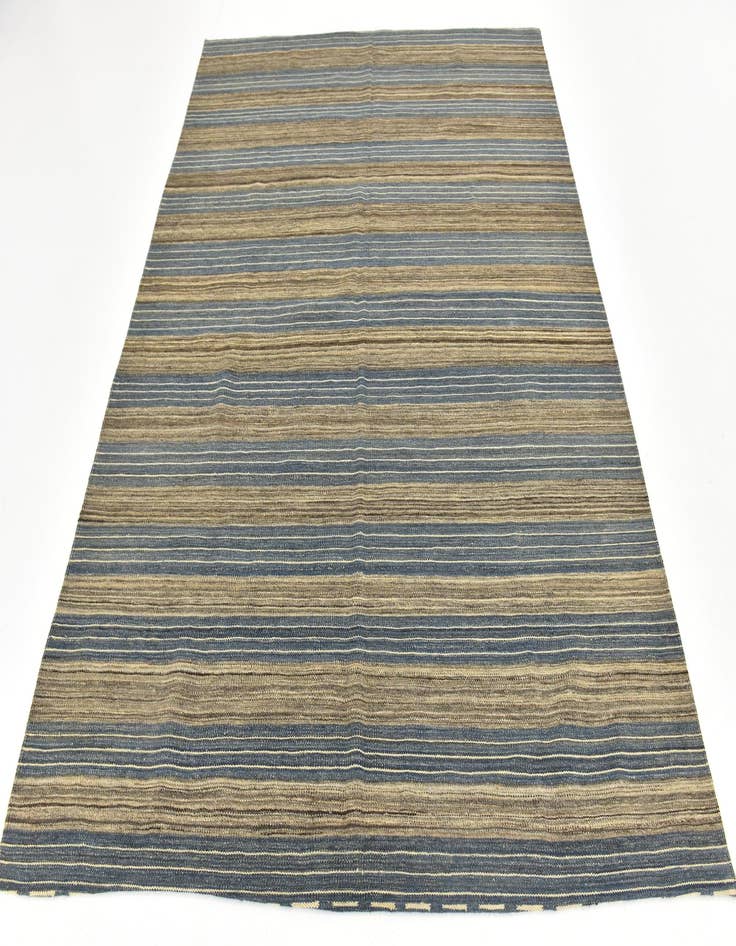 Detail image of  6' x 7' 8  Hand Woven Kilim Modern Wool Rug