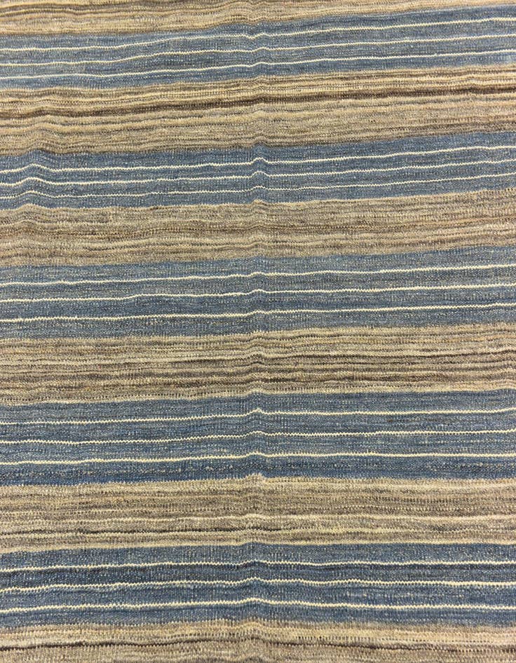 Detail image of  6' x 7' 8  Hand Woven Kilim Modern Wool Rug