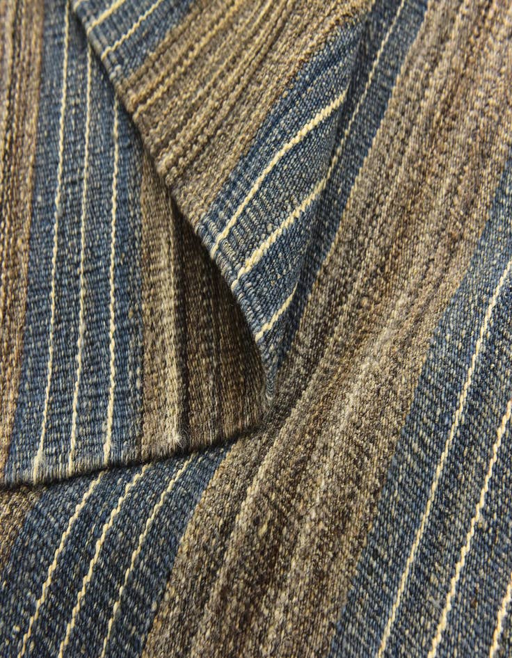 Detail image of  6' x 7' 8  Hand Woven Kilim Modern Wool Rug