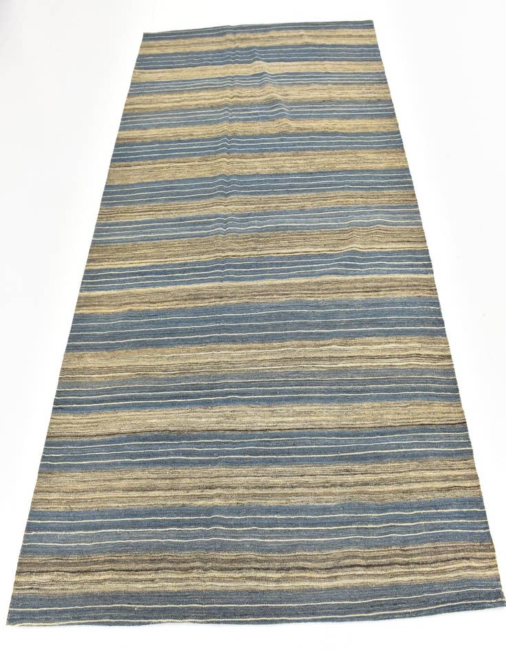 Detail image of  5' 10 x 7' 4  Hand Woven Kilim Modern Wool Rug