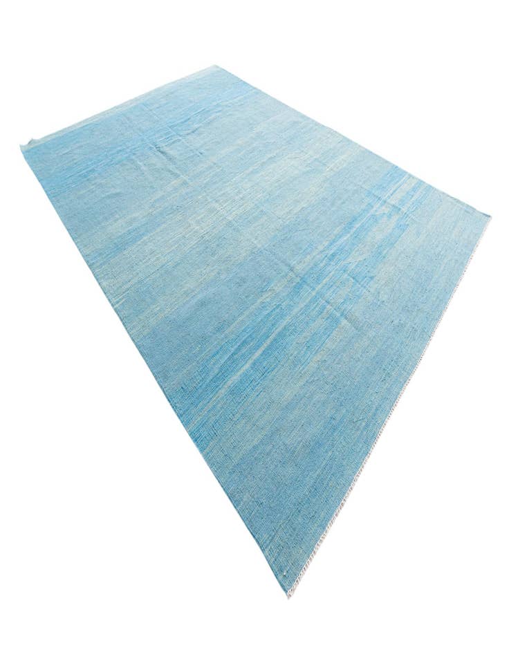 Detail image of  6' 10 x 9' 9  Hand Woven Kilim Modern Wool Rug