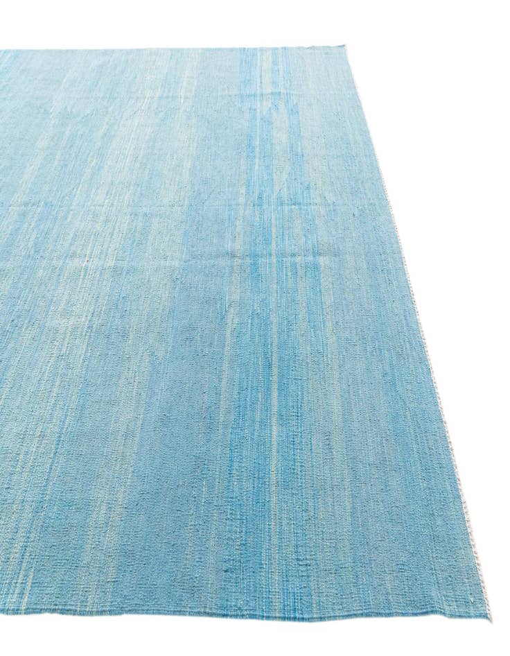 Detail image of  6' 10 x 9' 9  Hand Woven Kilim Modern Wool Rug