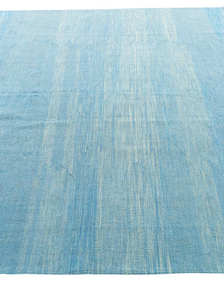 Detail image of  6' 10 x 9' 9  Hand Woven Kilim Modern Wool Rug