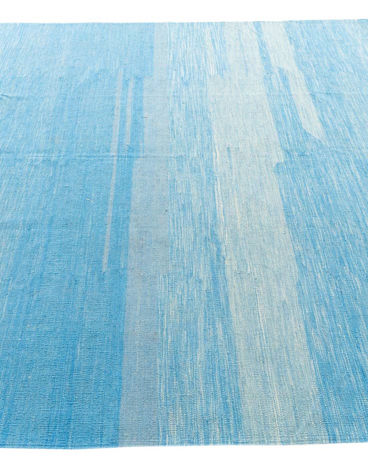 Detail image of  6' 9 x 9' 10  Hand Woven Kilim Modern Wool Rug