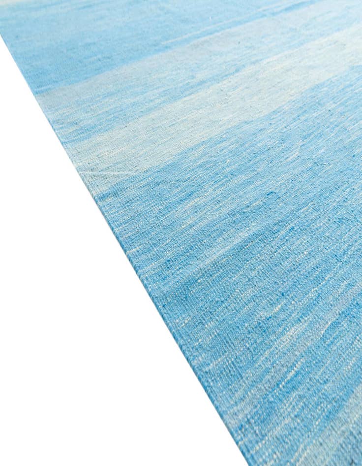 Detail image of  6' 9 x 9' 10  Hand Woven Kilim Modern Wool Rug