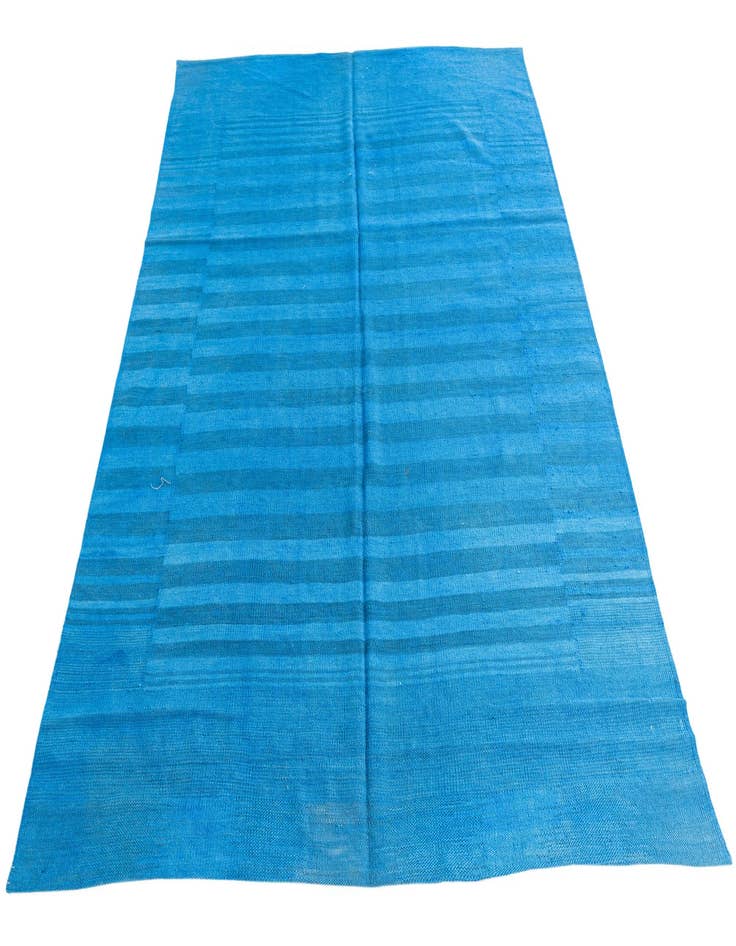 Detail image of  5' 7 x 7' 5  Hand Woven Kilim Modern Wool Rug