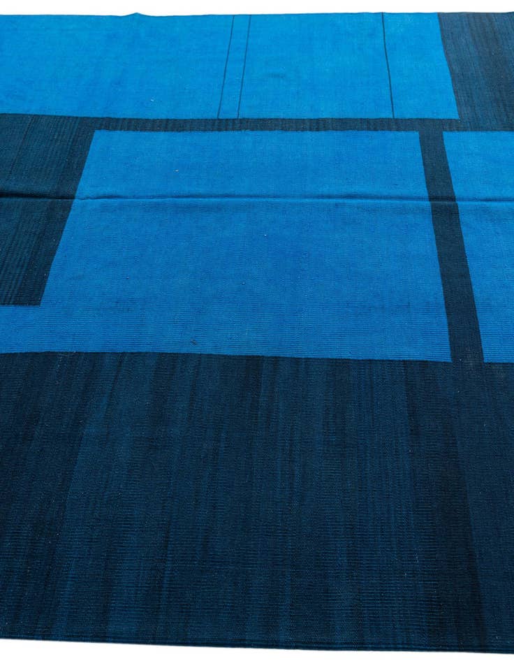 Detail image of  7' x 9' 4  Hand Woven Kilim Modern Wool Rug
