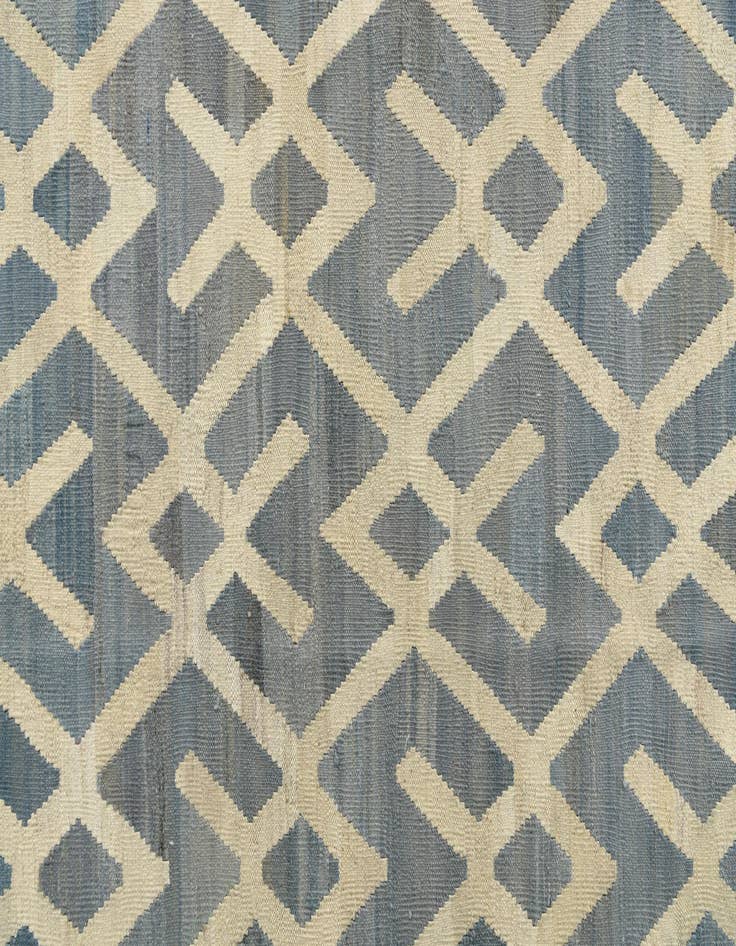Detail image of  7' 2 x 9' 5  Hand Woven Kilim Modern Wool Rug