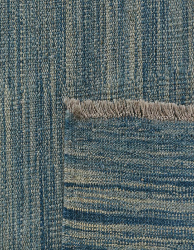 Detail image of  4' 10 x 6' 7  Hand Woven Kilim Modern Wool Rug