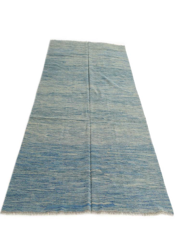 Detail image of  5' 7 x 8' 1  Hand Woven Kilim Modern Wool Rug