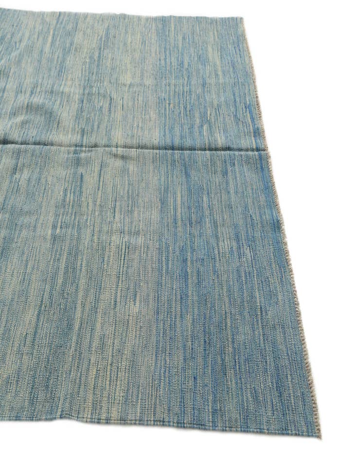 Detail image of  5' 7 x 8' 1  Hand Woven Kilim Modern Wool Rug