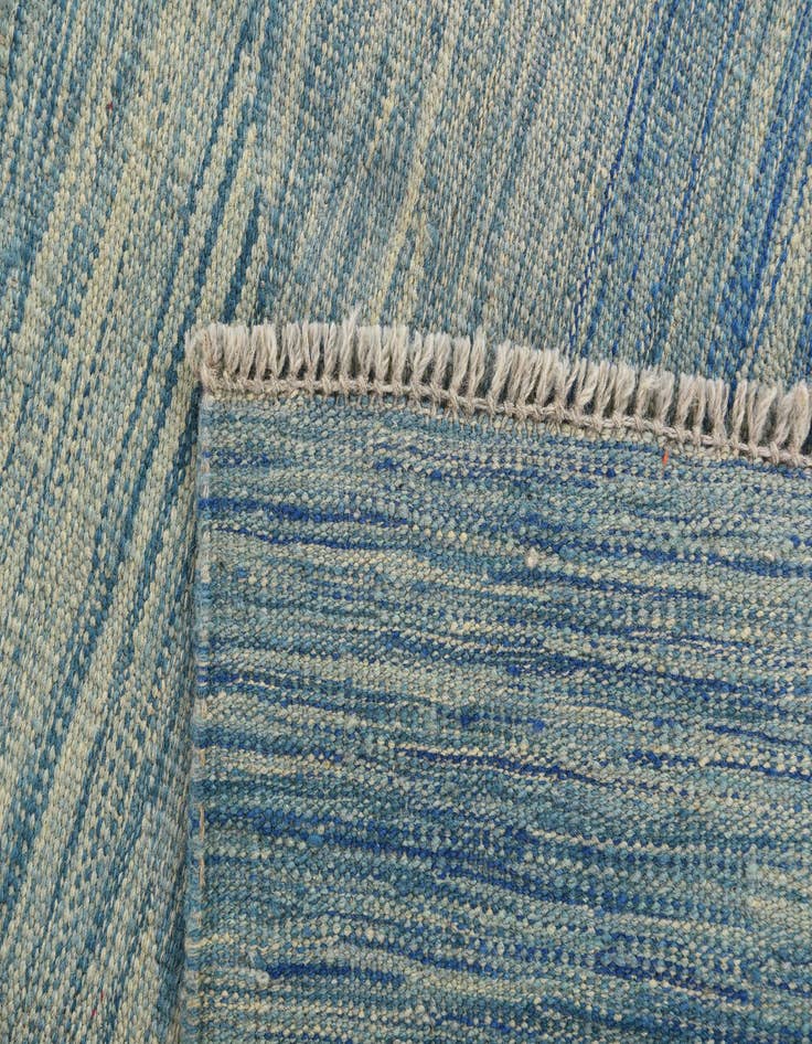 Detail image of  5' 7 x 8' 1  Hand Woven Kilim Modern Wool Rug