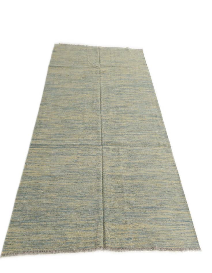 Detail image of  5' 6 x 8' 2  Hand Woven Kilim Modern Wool Rug