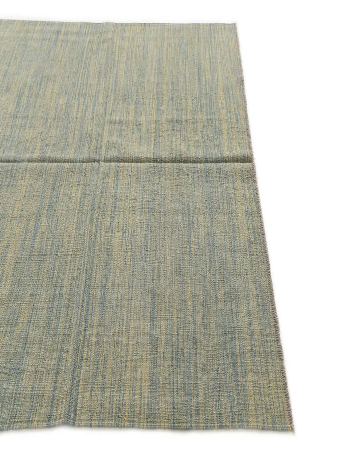 Detail image of  5' 6 x 8' 2  Hand Woven Kilim Modern Wool Rug