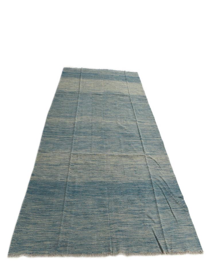 Detail image of  6' 7 x 9' 10  Hand Woven Kilim Modern Wool Rug