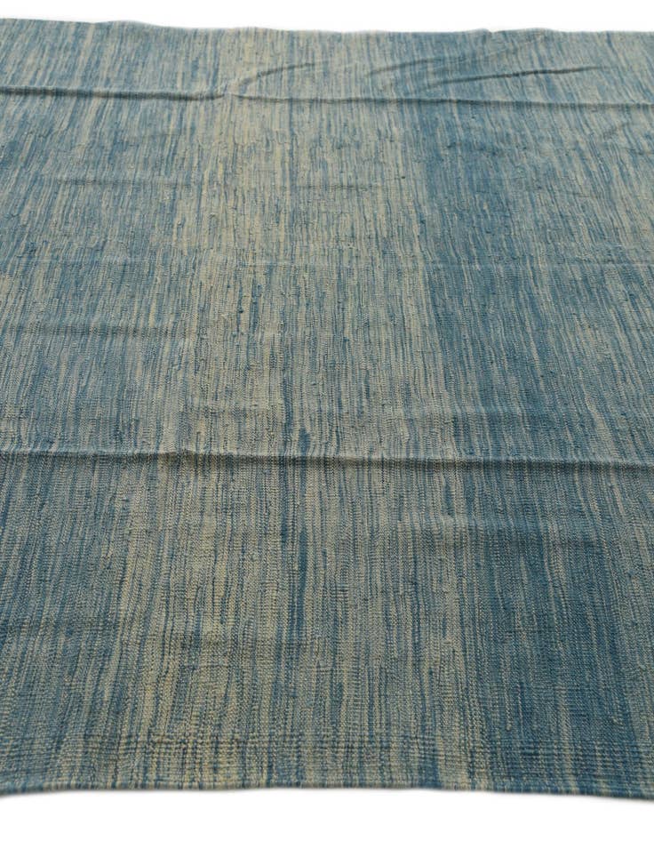 Detail image of  6' 7 x 9' 10  Hand Woven Kilim Modern Wool Rug