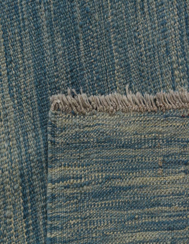 Detail image of  6' 7 x 9' 10  Hand Woven Kilim Modern Wool Rug