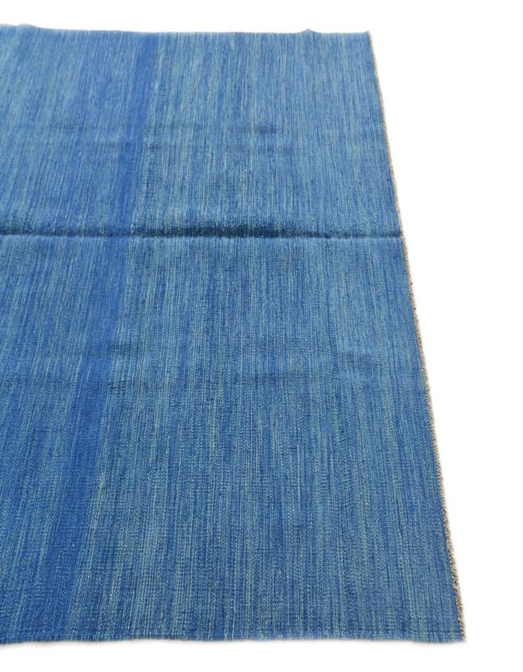 Detail image of  5' 2 x 6' 8  Hand Woven Kilim Modern Wool Rug