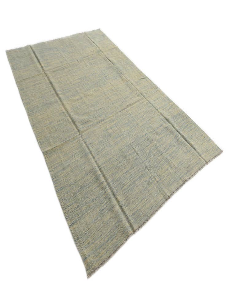 Detail image of  6' 6 x 10'  Hand Woven Kilim Modern Wool Rug