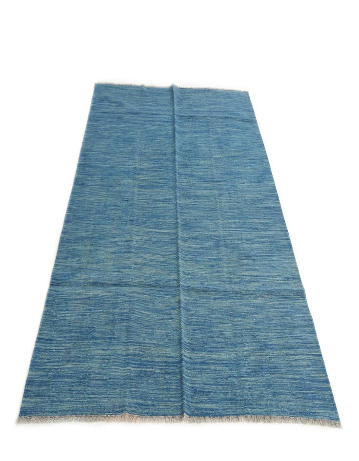 Detail image of  5' x 6' 8  Hand Woven Kilim Modern Wool Rug