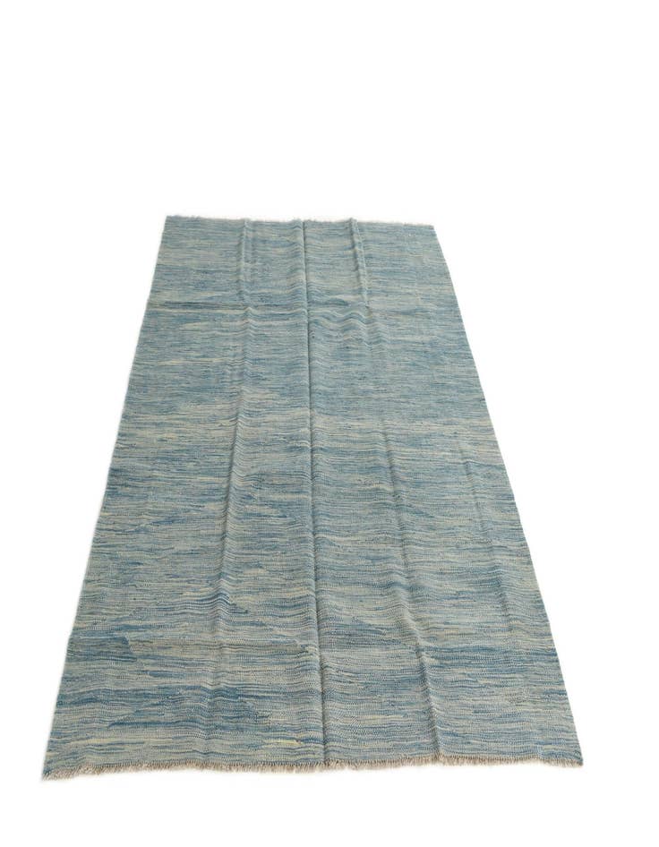 Detail image of  5' x 6' 6  Hand Woven Kilim Modern Wool Rug