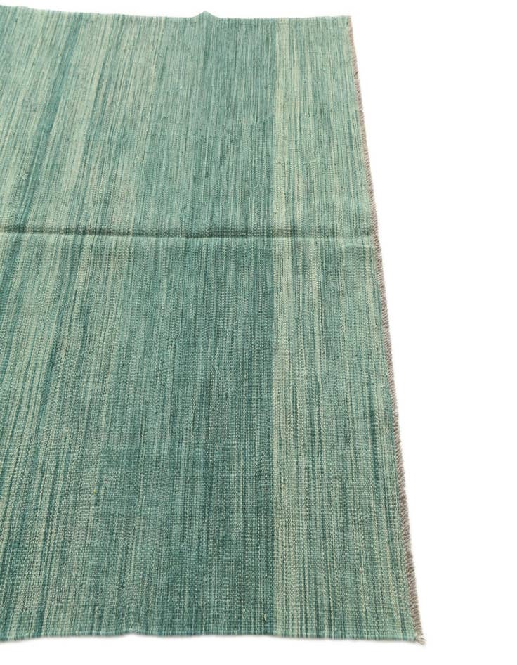 Detail image of  4' 7 x 6' 7  Hand Woven Kilim Modern Wool Rug