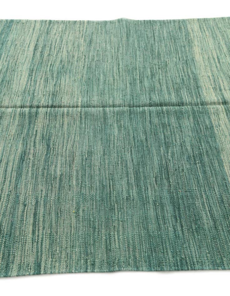 Detail image of  4' 7 x 6' 7  Hand Woven Kilim Modern Wool Rug