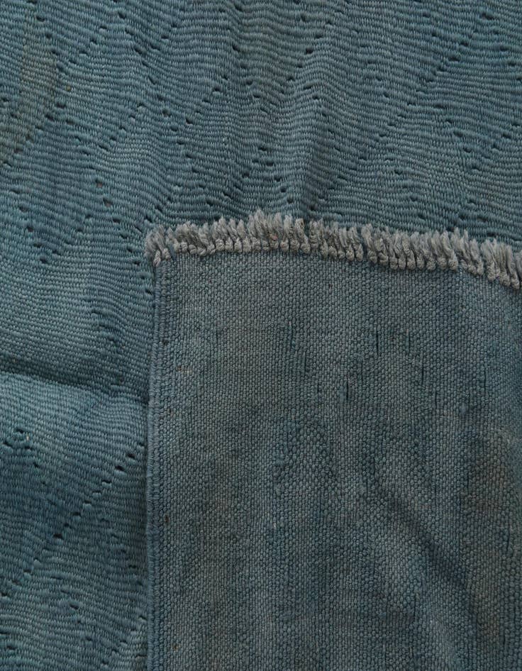 Detail image of  8' 1 x 9' 8  Hand Woven Kilim Modern Wool Rug