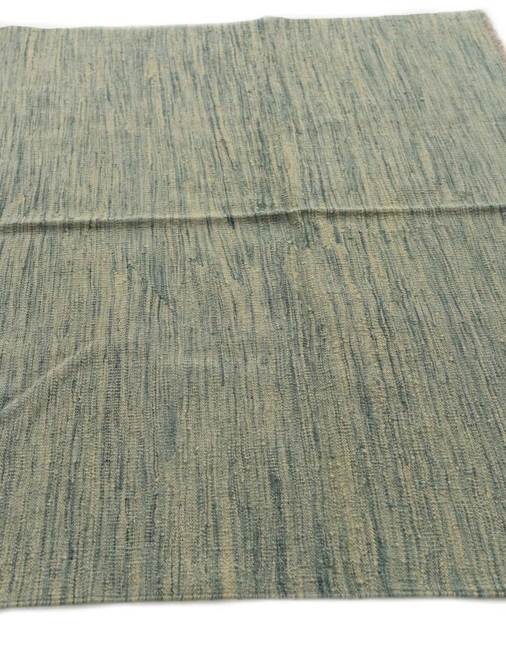 Detail image of  5' x 6' 7  Hand Woven Kilim Modern Wool Rug