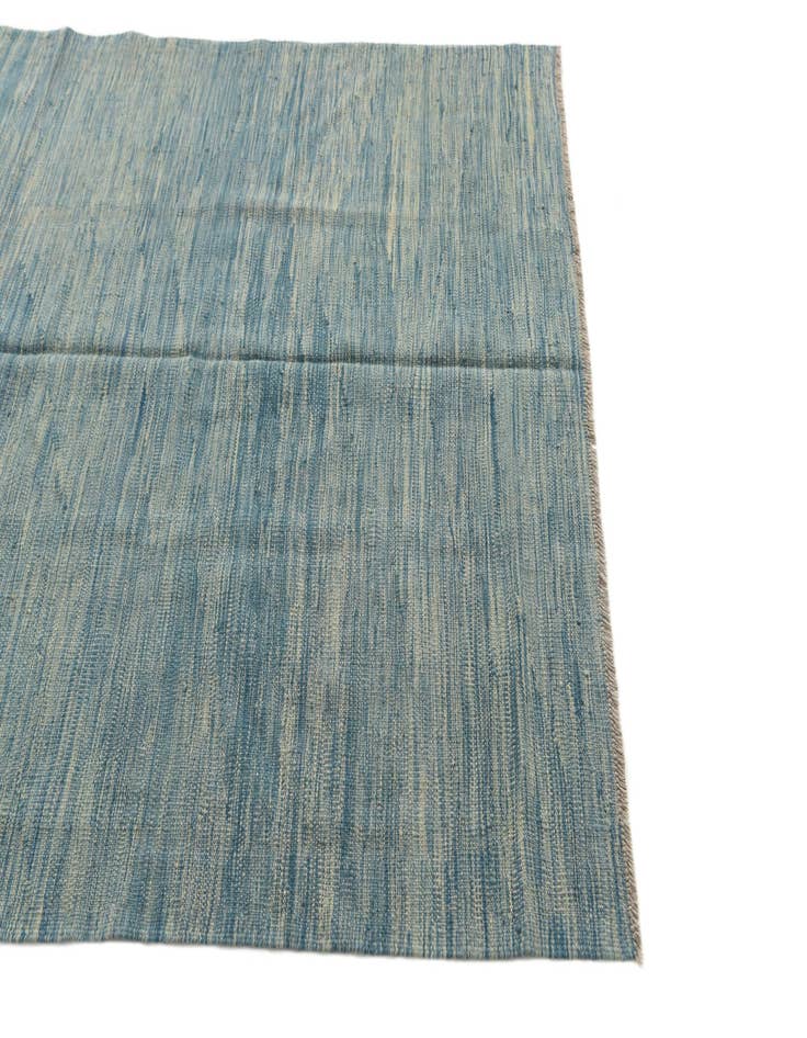 Detail image of  4' 10 x 6' 6  Hand Woven Kilim Modern Wool Rug