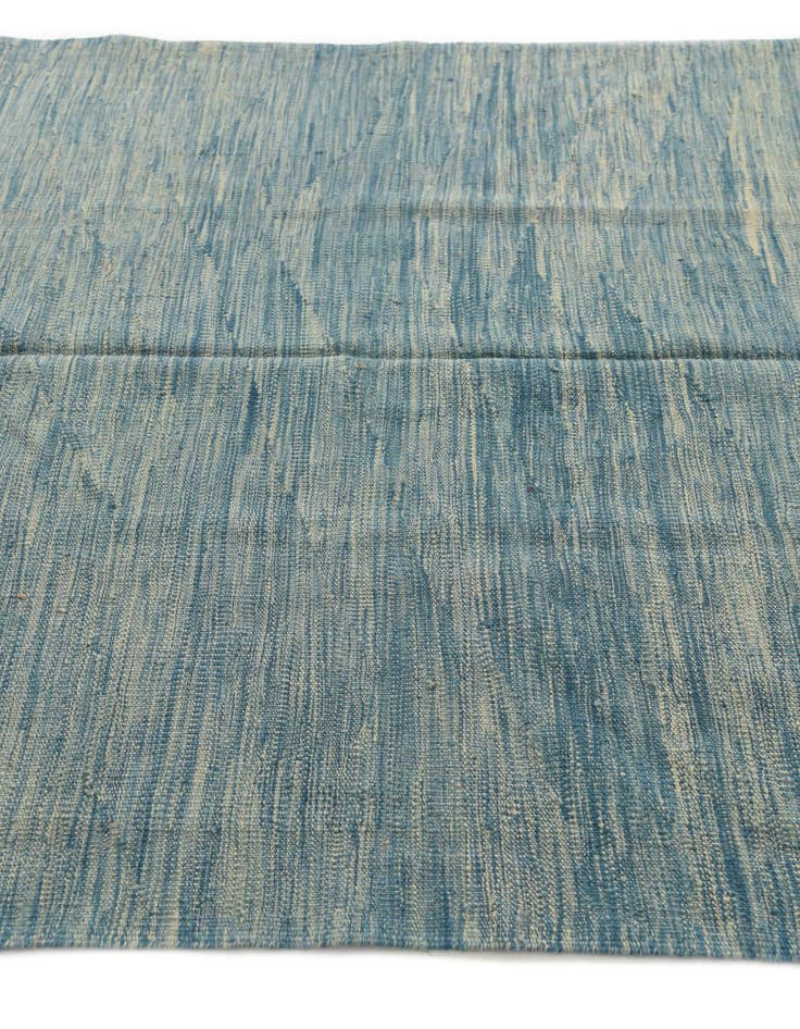 Detail image of  4' 10 x 6' 6  Hand Woven Kilim Modern Wool Rug