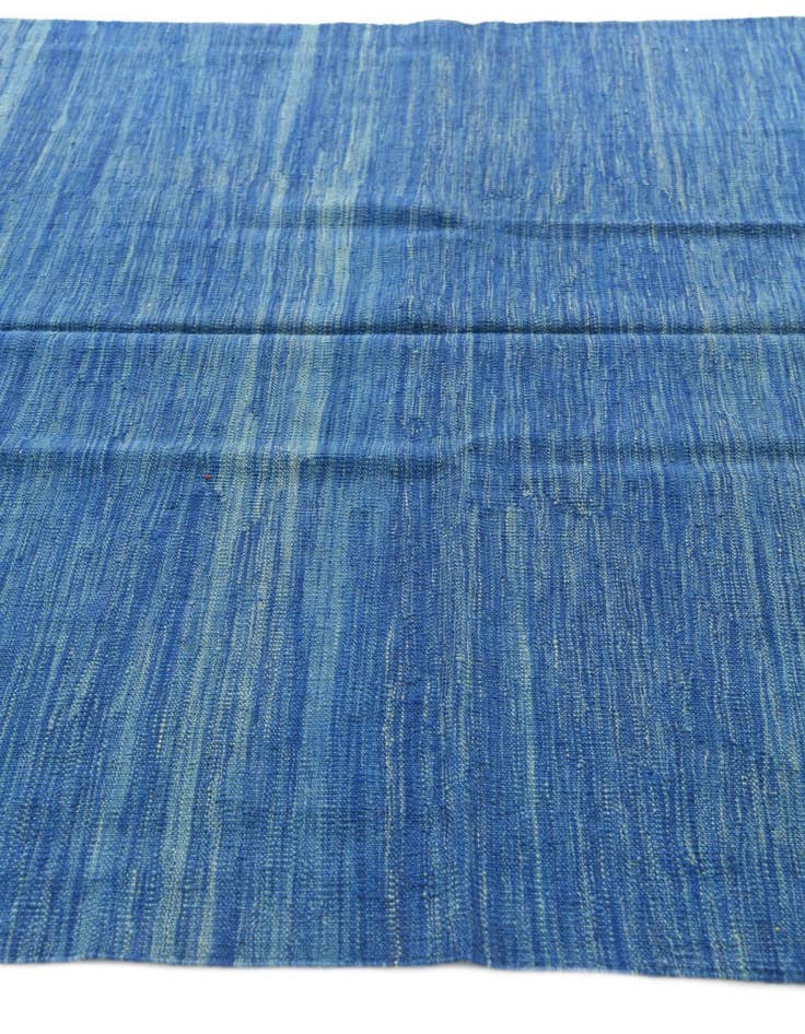 Detail image of  5' 9 x 8'  Hand Woven Kilim Modern Wool Rug