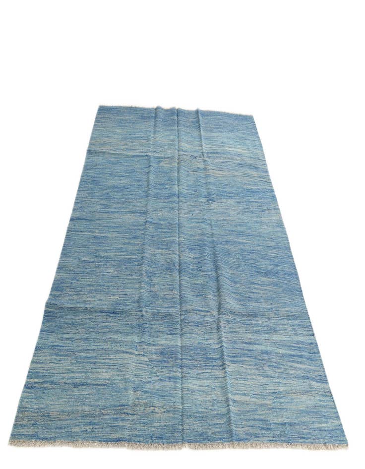 Detail image of  5' 7 x 7' 9  Hand Woven Kilim Modern Wool Rug