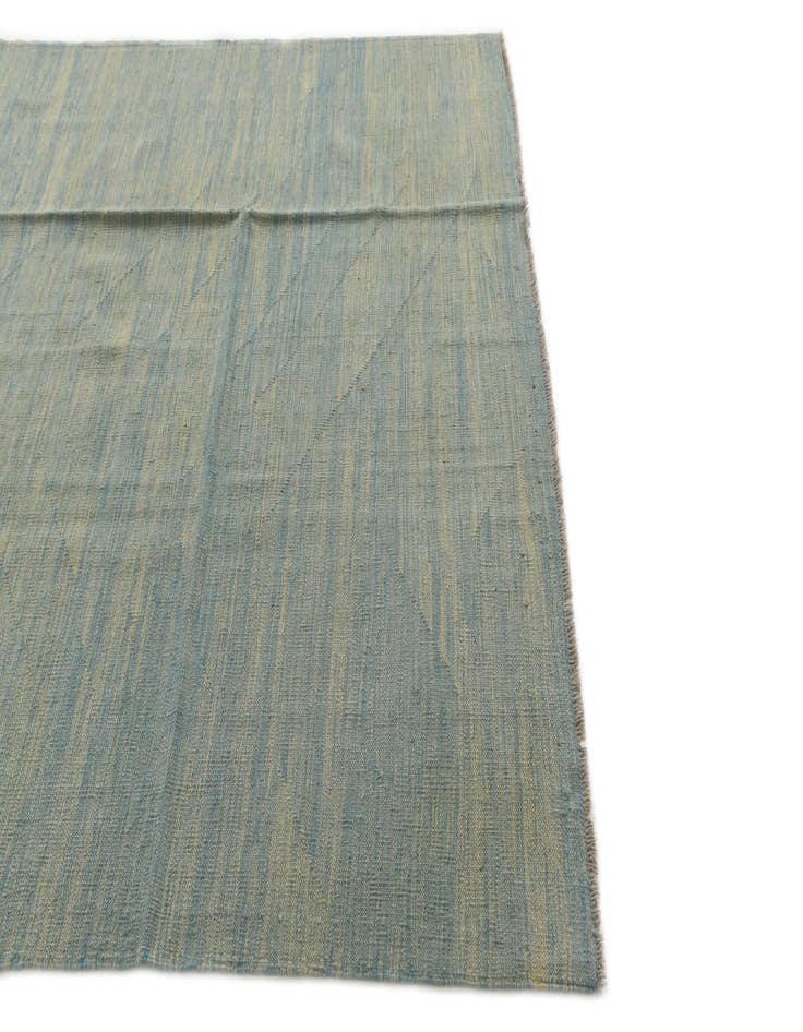 Detail image of  5' 4 x 8'  Hand Woven Kilim Modern Wool Rug