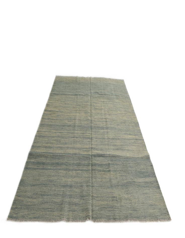 Detail image of  6' x 8'  Hand Woven Kilim Modern Wool Rug