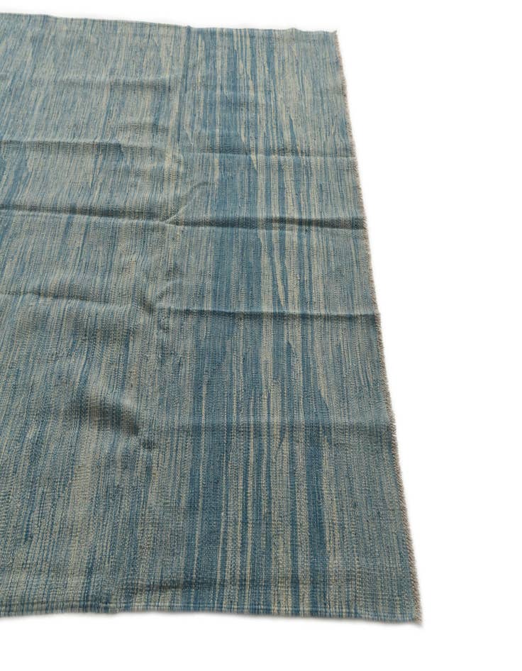 Detail image of  5' 10 x 8'  Hand Woven Kilim Modern Wool Rug