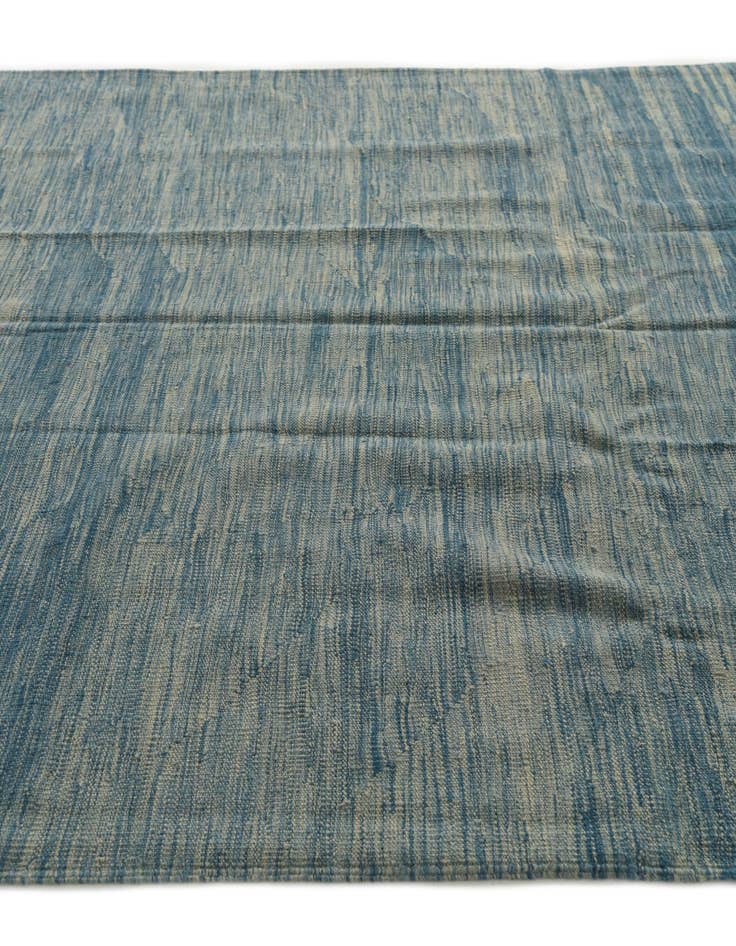 Detail image of  5' 10 x 8'  Hand Woven Kilim Modern Wool Rug