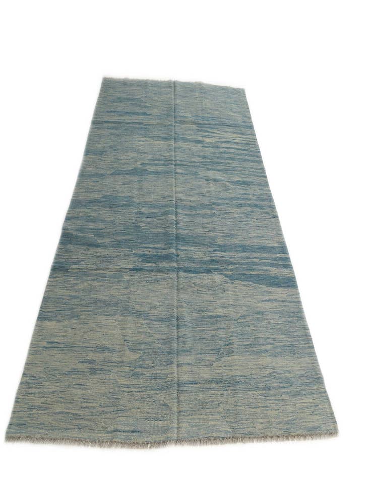 Detail image of  5' 6 x 8'  Hand Woven Kilim Modern Wool Rug