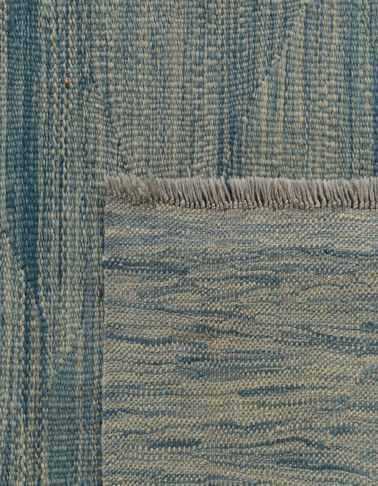 Detail image of  5' 6 x 8'  Hand Woven Kilim Modern Wool Rug