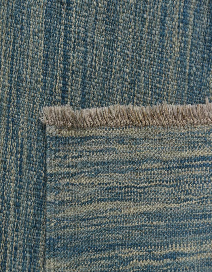 Detail image of  5' x 6' 7  Hand Woven Kilim Modern Wool Rug