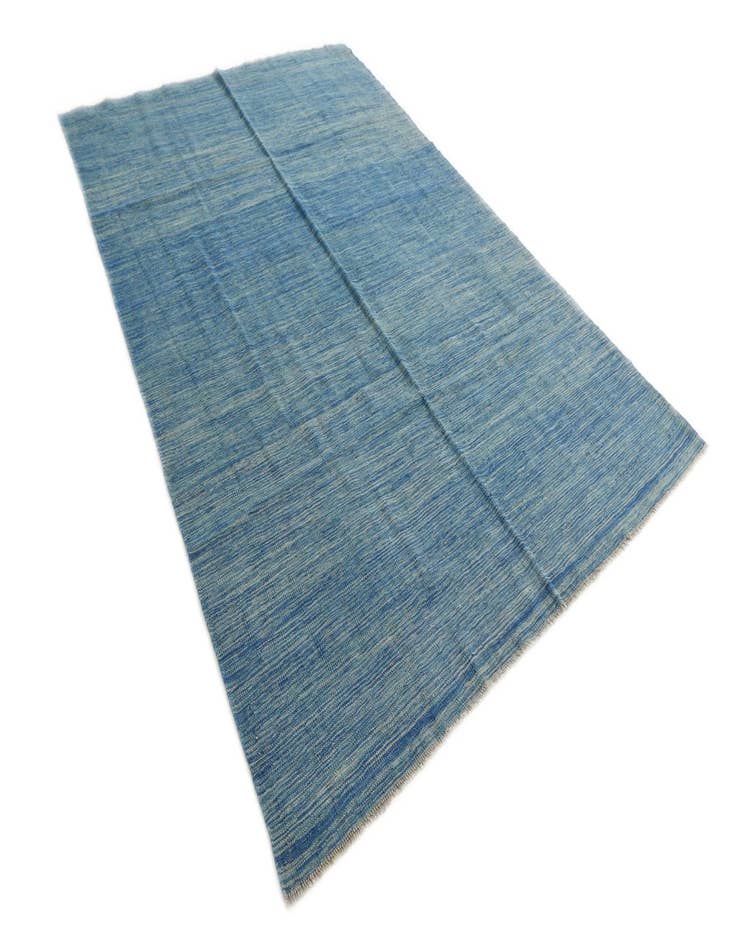 Detail image of  5' 7 x 8'  Hand Woven Kilim Modern Wool Rug