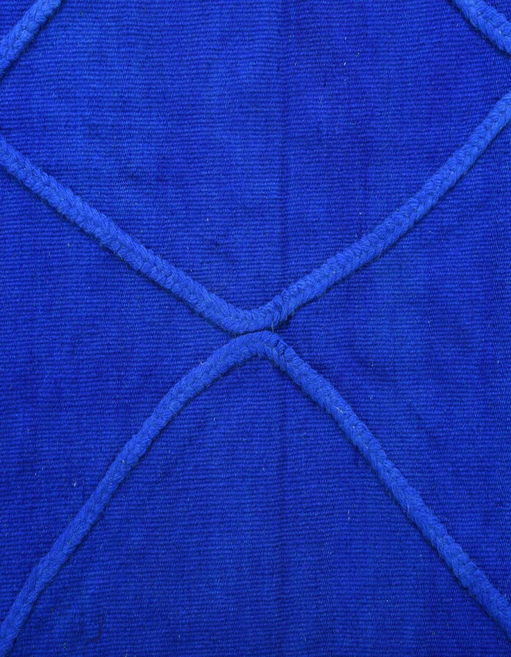 Detail image of  3' 4 x 5'  Hand Woven Kilim Modern Wool Rug