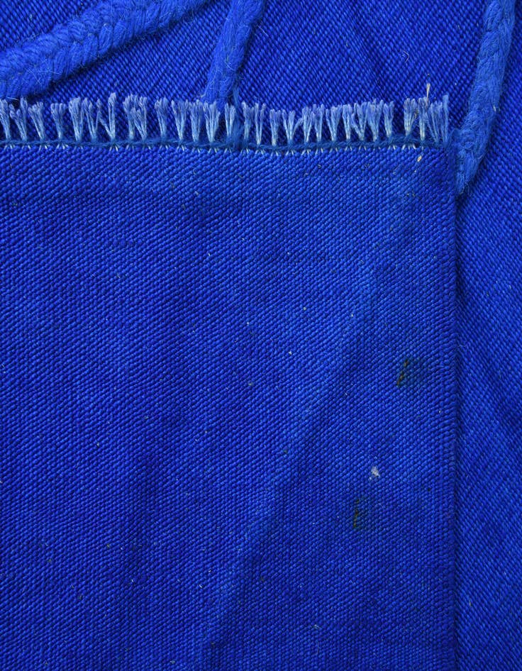 Detail image of  3' 4 x 5'  Hand Woven Kilim Modern Wool Rug