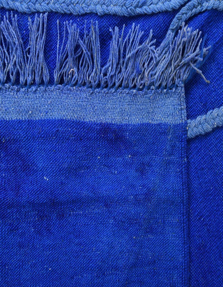 Detail image of  3' 5 x 5' 2  Hand Woven Kilim Modern Wool Rug