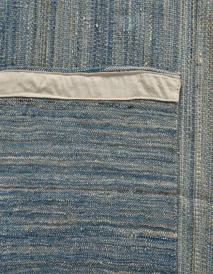 Detail image of  9' 1 x 11' 4  Hand Woven Kilim Modern Wool Rug