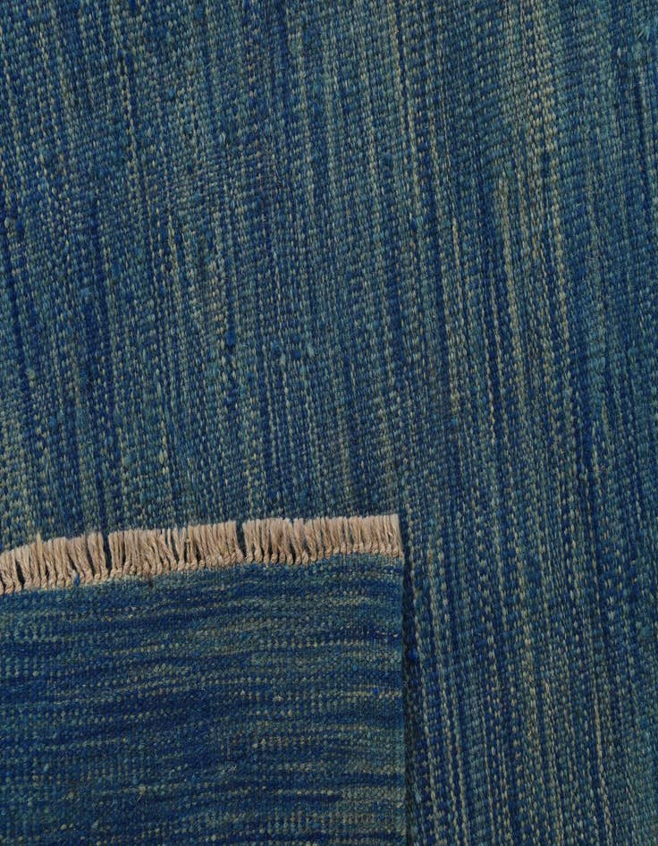 Detail image of  4' 10 x 6' 5  Hand Woven Kilim Modern Wool Rug