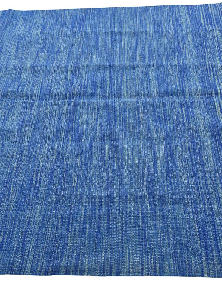 Detail image of  5' x 6' 8  Hand Woven Kilim Modern Wool Rug