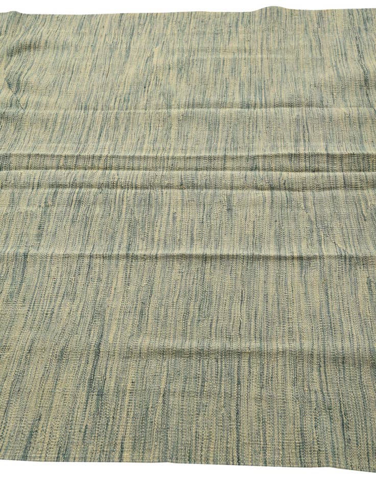 Detail image of  4' 10 x 6' 6  Hand Woven Kilim Modern Wool Rug