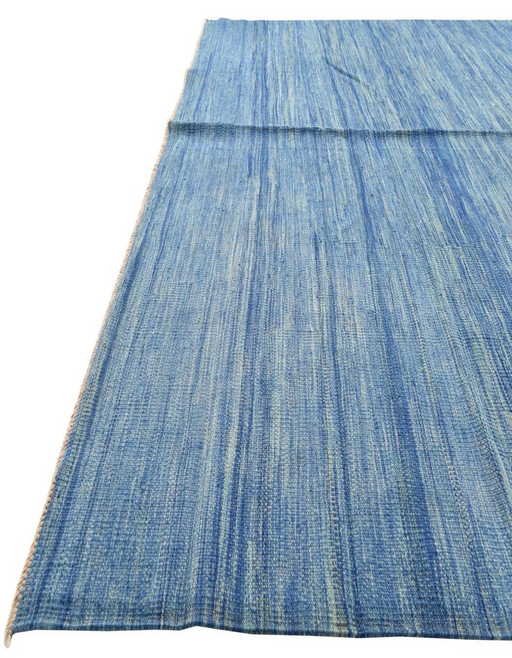 Detail image of  6' 7 x 9' 10  Hand Woven Kilim Modern Wool Rug