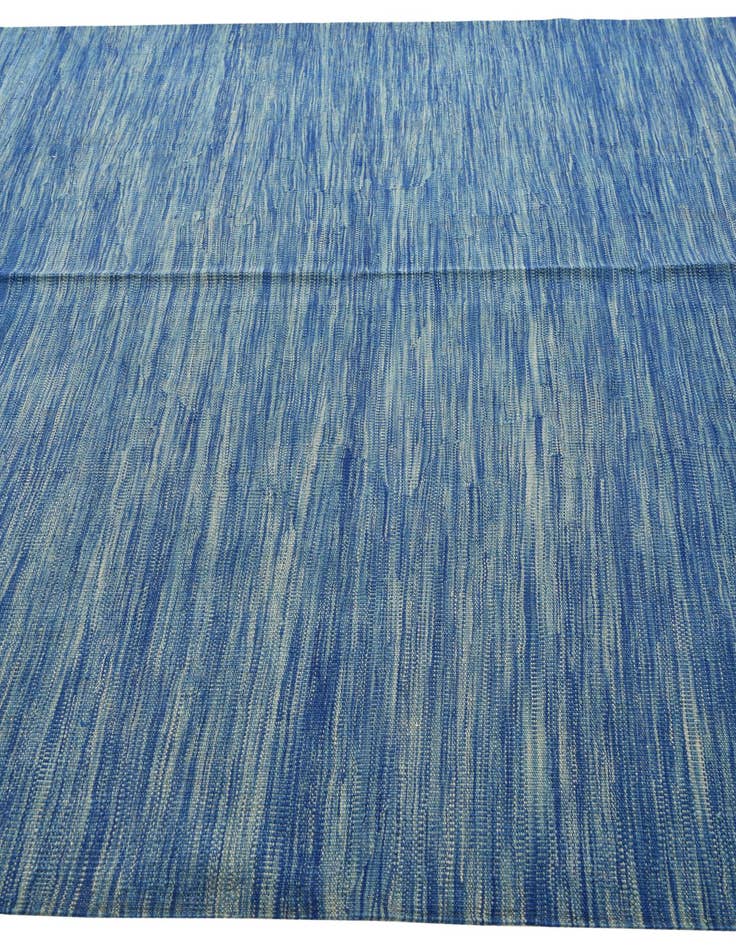 Detail image of  6' 7 x 9' 10  Hand Woven Kilim Modern Wool Rug